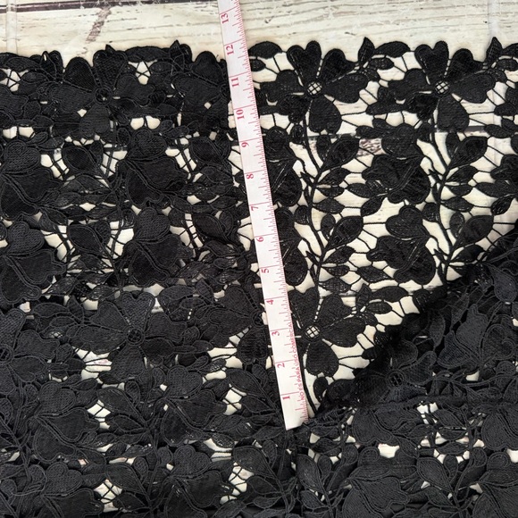 a new day Black Floral Lace Pencil Skirt - Picture 6 of 7